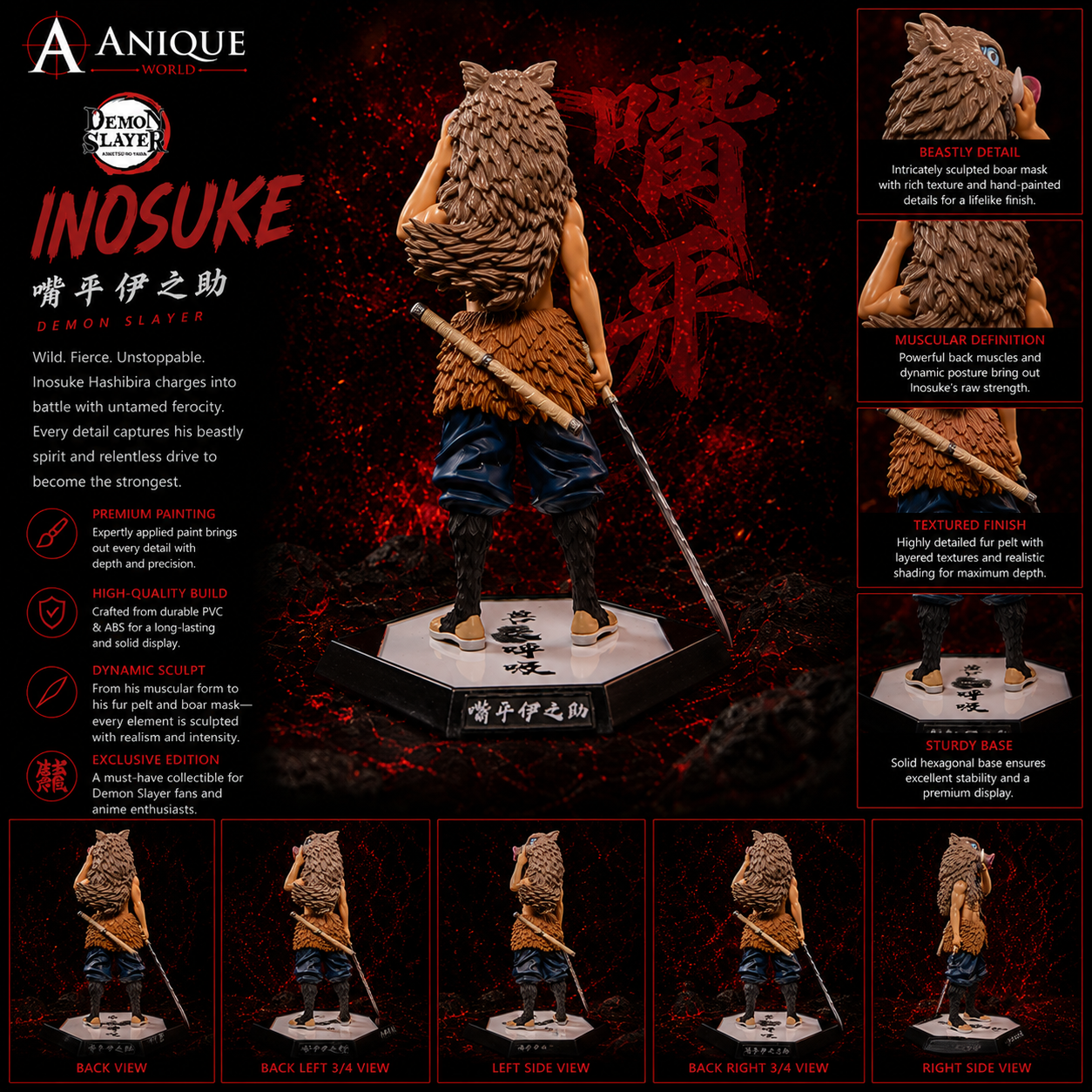 inosuke hashibira action figure inosuke hashibira action figure