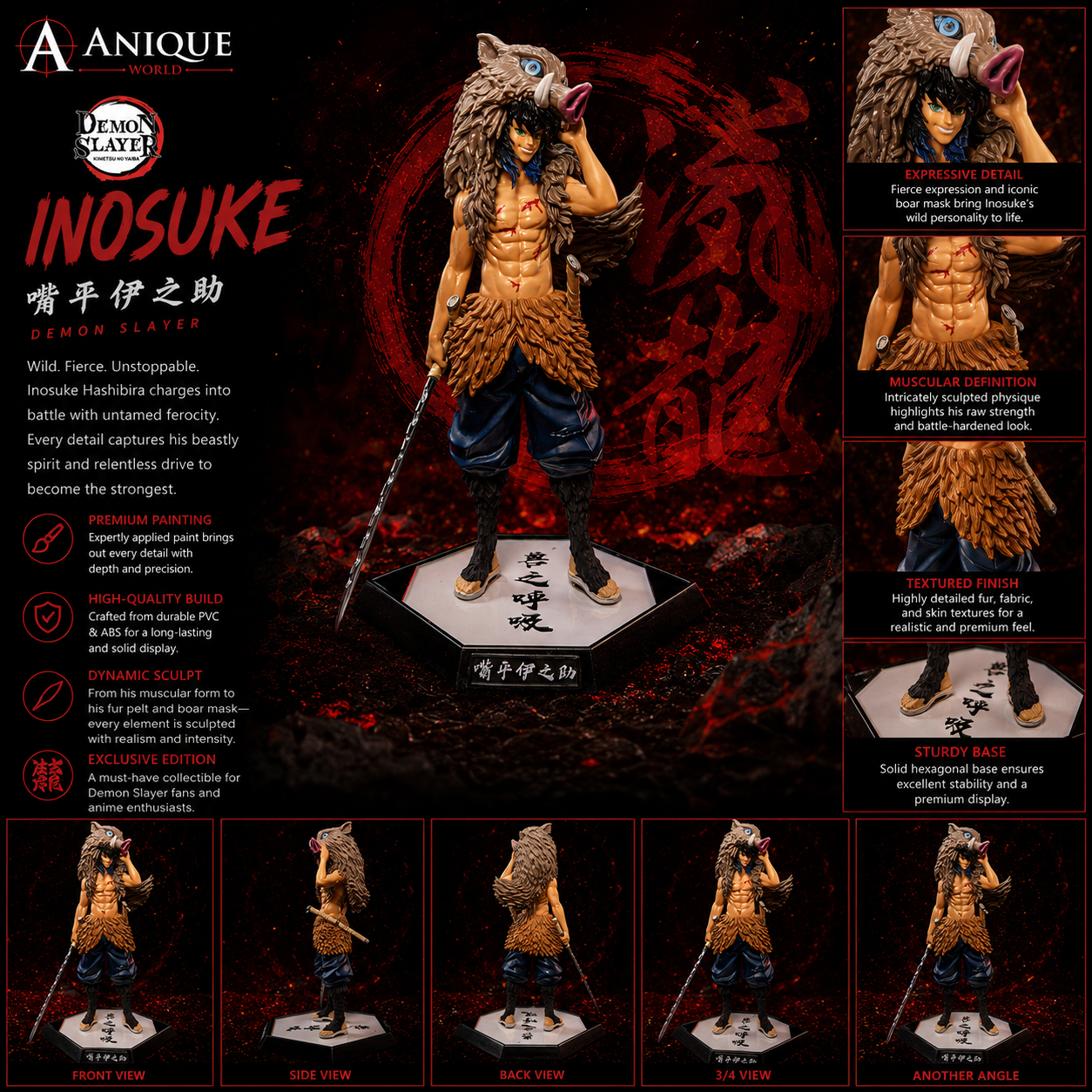 inosuke hashibira action figure inosuke hashibira action figure